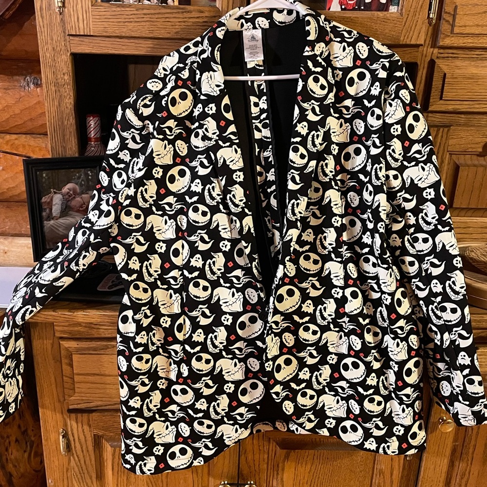 Jack Skeleton glow in dark jacket